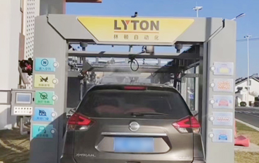 選擇林頓，選擇放心！江蘇周莊網紅打卡加油站選擇林頓FX-80A系列全自動洗車機