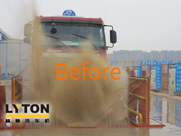 全自動工程類清洗設備通過短時間內快速的沖洗,做到十秒鐘的時間就可以快速的清洗一臺車輛，這樣現場的車輛在進行沖洗的時候，都是不需要排隊的，即沖即走。